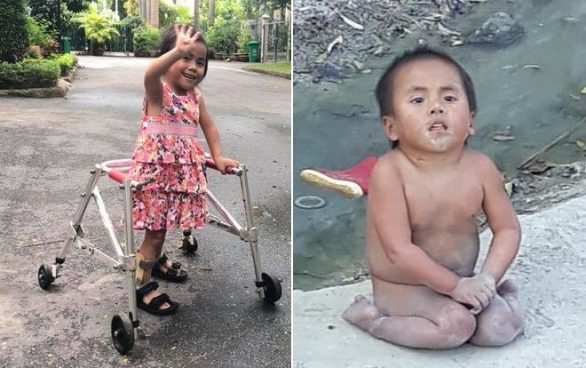 Xúc động trước khoảnh khắc chập chững bước đi của em bé Mường Lát và câu hỏi: 'Con có mệt không?' của người mẹ