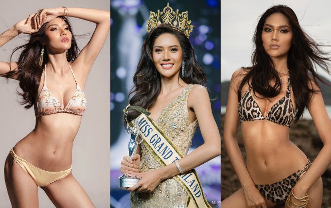 Bỏng mắt với body xuất sắc và chiều cao khủng của Tân Hoa hậu Hòa bình Thái Lan 2018