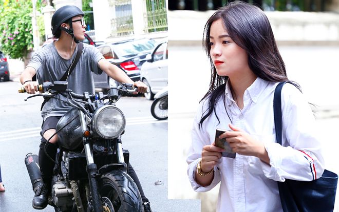 Sĩ tử ĐH Sân khấu Điện ảnh cưỡi siêu xe, ăn mặc như fashionista làm thủ tục dự thi năng khiếu