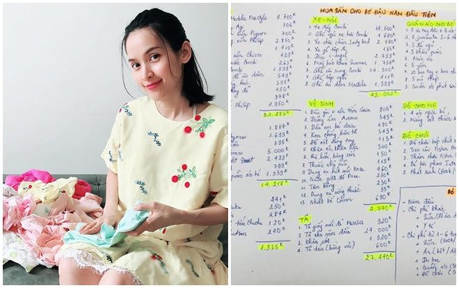 Bảng dự chi nửa tỉ đồng cho con gây tranh cãi và đây là cách Tú Vi nói lên suy nghĩ của mình