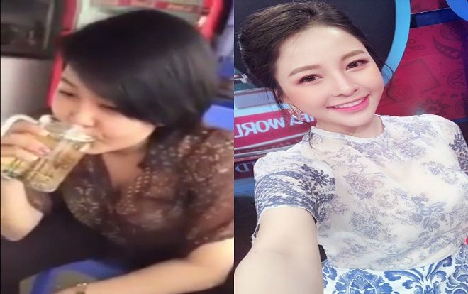 Hình ảnh quá khứ mũm mĩm, đen nhẻm và uống bia như nước của hot girl Trâm Anh