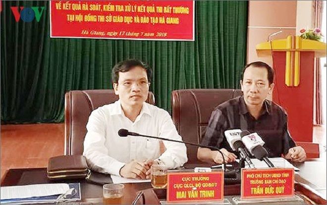 Bộ GD-ĐT khẳng định vẫn tiếp tục tổ chức kỳ thi THPT Quốc gia