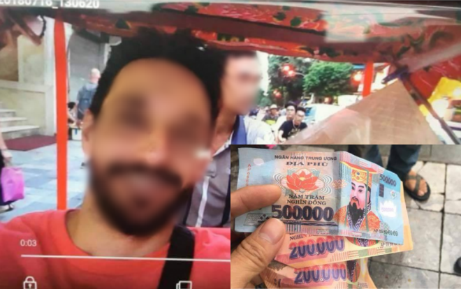 Bị khách nước ngoài tố trả 900.000 tiền âm phủ, tài xế xích lô khẳng định: ‘Tôi không làm chuyện thất đức đó’