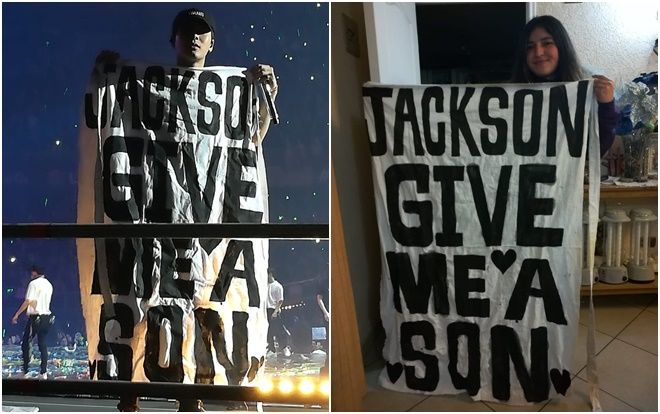 Đây là phản ứng của Jackson (GOT7) khi fan đòi… có con với mình ngay tại concert!