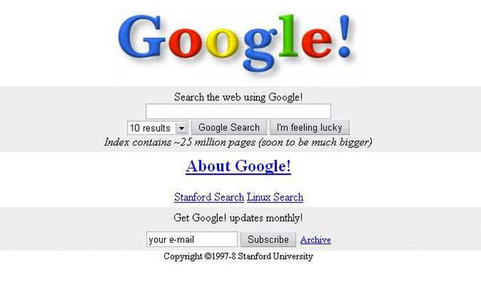 Giao diện 'quê mùa' một thời của 7 website vô cùng nổi tiếng