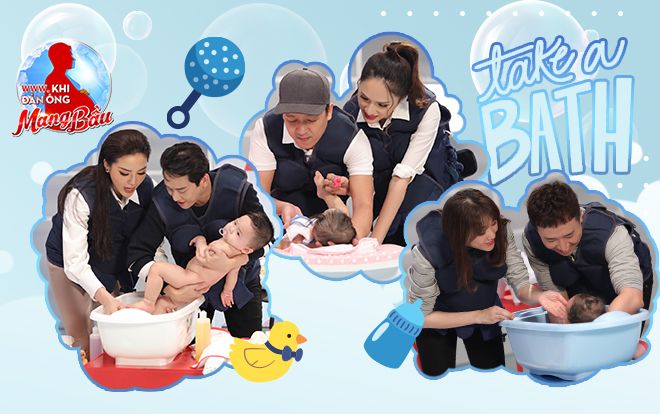 Thử thách tắm bé: Gia đình Kỳ Vĩ thực hiện chiến lược 'tắm nhanh, thắng nhanh' chiến thắng thuyết phục