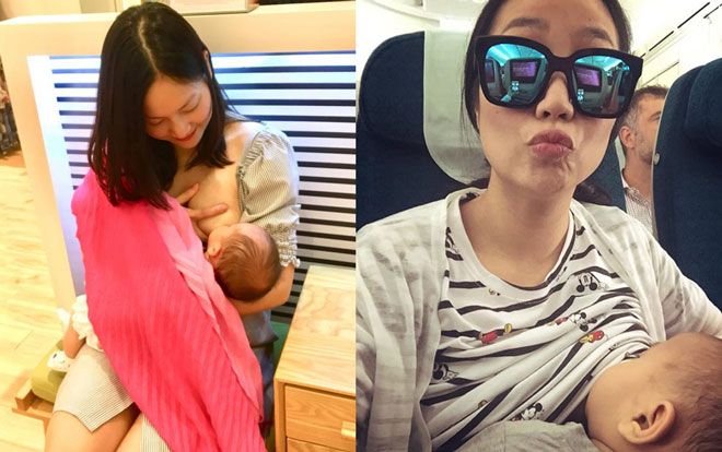 Những mỹ nhân Việt từng gây xúc động khi khoe ảnh cho con bú