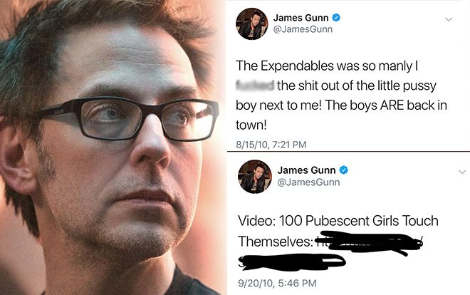 Những status nhạy cảm về ấu dâm-cưỡng hiếp và phát ngôn của James Gunn sau khi bị đuổi khỏi 'Guardians of the Galaxy 3'