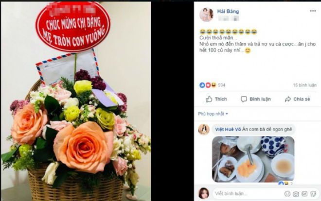 Vợ Lê Hoàng (The Men) trả nợ cá cược 100 triệu đồng khi Hải Băng sinh con trai