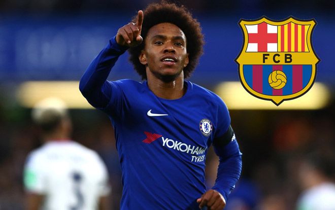 Chelsea ra giá bán Willian cho Barca