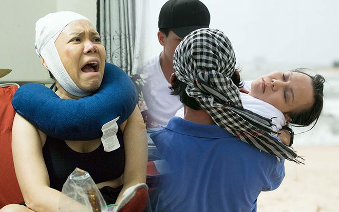 Việt Hương nhập viện vì đóng cảnh nguy hiểm mà không sử dụng diễn viên đóng thế