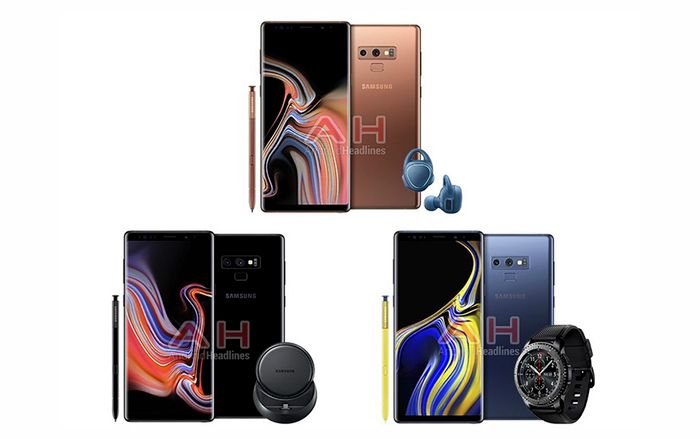 Galaxy Note9 tiếp tục lộ diện nhiều phiên bản màu độc lạ chưa từng thấy