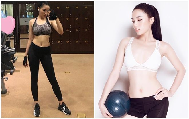 Không chỉ nóng bỏng trên thảm đỏ, Kỳ Duyên trong phòng tập cũng sexy quá trời