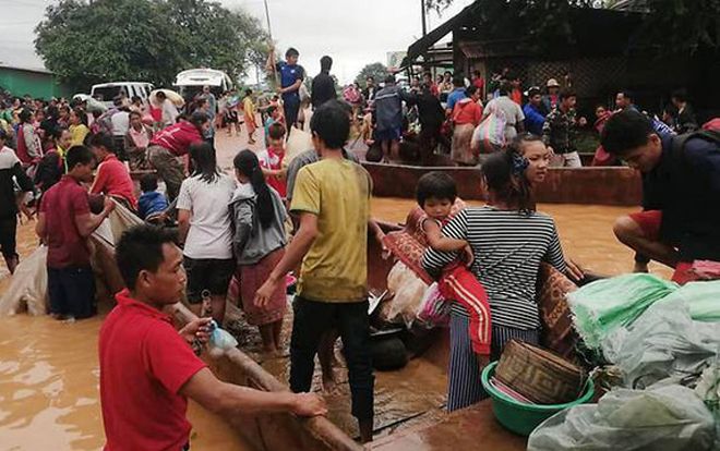 19 người chết, hơn 3.000 người cần giải cứu sau vụ vỡ đập thủy điện ở Lào