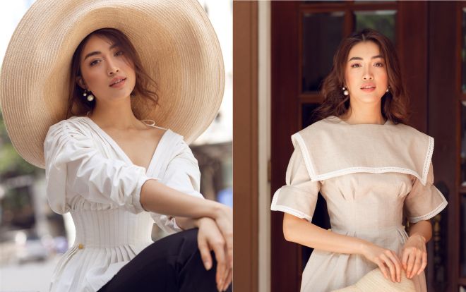 Lệ Hằng giấu eo thon, khoe lưng trần không ngấn mỡ cùng xu hướng pastel ngày hè