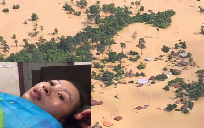 Nạn nhân thoát khỏi thảm cảnh vỡ đập thủy điện tại Lào: 'Tôi ôm con trong tuyệt vọng, lúc đó chỉ biết khóc thôi'