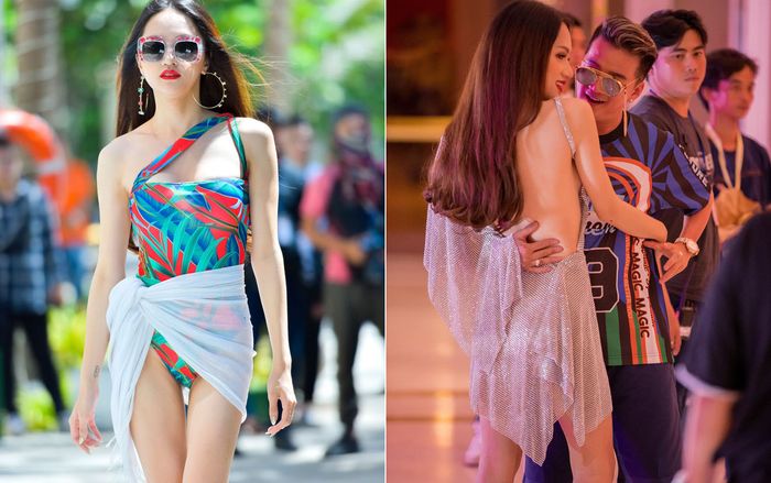 Hương Giang diện áo tắm gợi cảm, đội nắng suốt 2 ngày quay MV cùng Mr Đàm