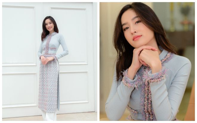 Độc quyền: Lần đầu mặc áo dài Việt Nam Nong Poy rực sáng cả góc phố Sài Gòn vì quá đẹp