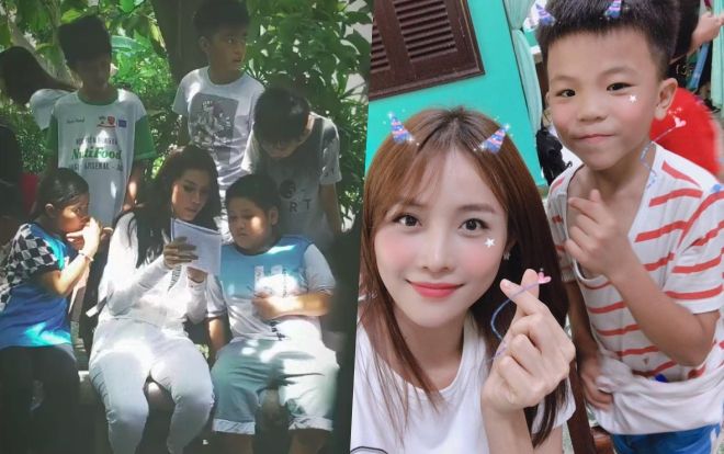 Minh Tú bất ngờ trở thành cô giáo, đồng hành cùng Mỹ Nhân đến thăm làng trẻ em SOS