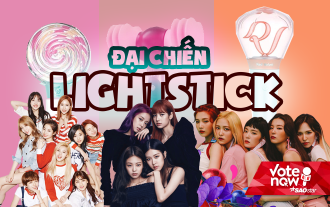BlackPink, Red Velvet hay TWICE: Girlgroup nào từ BIG3 sở hữu lightstick 'chuẩn không cần chỉnh?