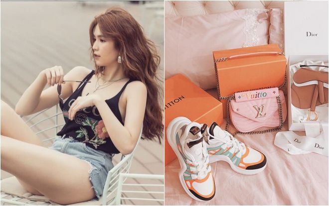 Không hổ danh tay chơi hàng hiệu Ngọc Trinh, một lần sắm đồ hiệu thì phải hết nửa cửa hàng