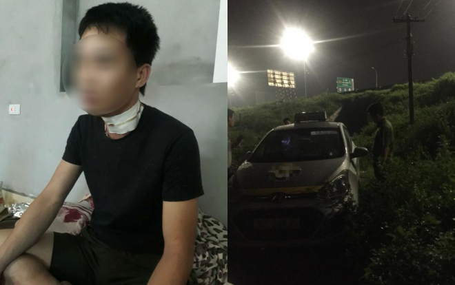 Bắt hai nghi phạm cầm dao cứa cổ tài xế taxi trong đêm