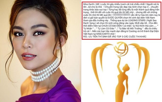 Nghi vấn mâu thuẫn 'tuột' mất cơ hội thi Hoa hậu Trái đất của Mâu Thủy?
