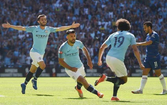 Aguero thi đấu như 'lên đồng', Man City giành siêu cup Anh lần thứ 5 trong lịch sử