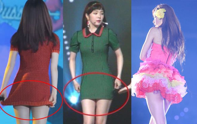 Stylist của Red Velvet lại hứng gạch đá vì để nhóm ăn mặc quá hớ hênh trên sân khấu