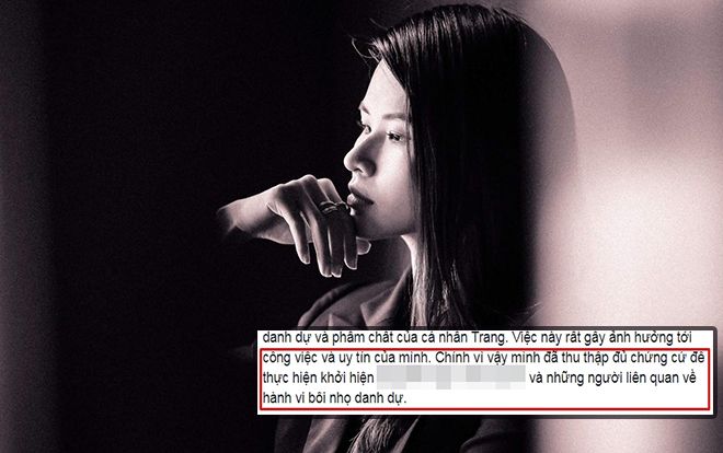 Cao Thiên Trang soạn 'tâm thư' dài 1000 chữ đáp trả, chuẩn bị khởi kiện vì bị tố quỵt tiền