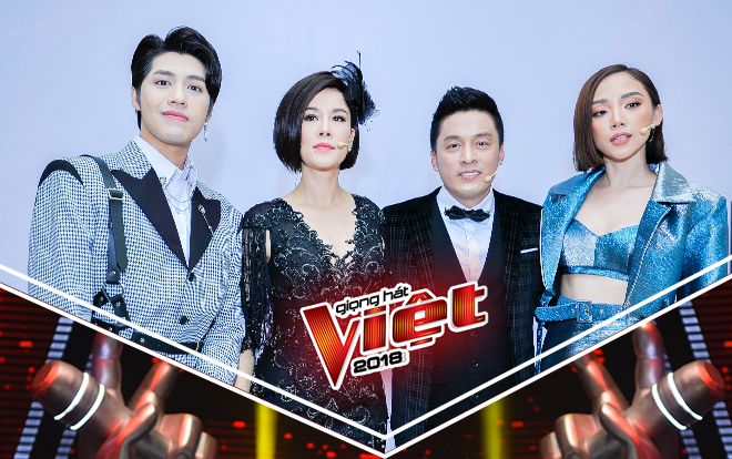 Bộ tứ quyền lực The Voice 2018 'xúng xính váy áo' mang cá tính riêng xuất hiện ở Liveshow 2
