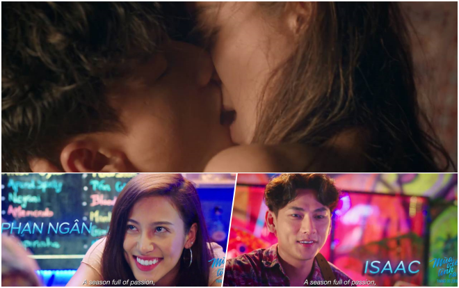 Phim 'Mùa viết tình ca' gây xôn xao với cảnh nóng táo bạo của Isaac và Phan Ngân The Face