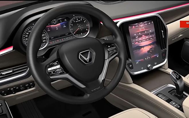 Nội thất xe SUV của Vinfast lần đầu lộ diện khiến nhiều người bất ngờ