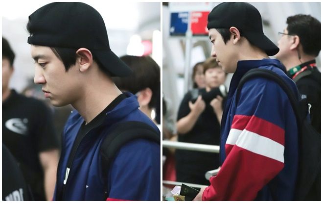 Phản ứng vô cùng bất ngờ của Chanyeol (EXO) khi bị fan cuồng xô đẩy ngay ở sân bay