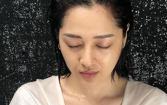 Mặt mộc 100%, không cần photoshop, Bảo Anh vẫn tươi trẻ mượt mà