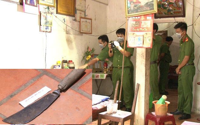 Người đàn ông nổi cơn cuồng sát, chém cha mẹ ruột tử vong cháu gái nguy kịch