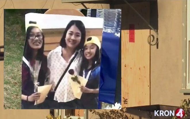 Bà mẹ Việt châm lửa tự thiêu cùng hai con gái sinh đôi