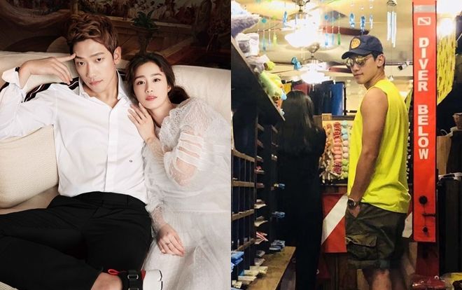 Bận rộn với công việc là thế, Bi Rain vẫn tranh thủ 'rủ rê' bà xã Kim Tae Hee đi nghỉ dưỡng