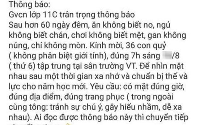 Cô giáo 'lầy nhất hệ mặt trời': Ngày đi học trở lại gửi ngay bảng thông báo khiến học sinh 'cưng muốn xỉu'