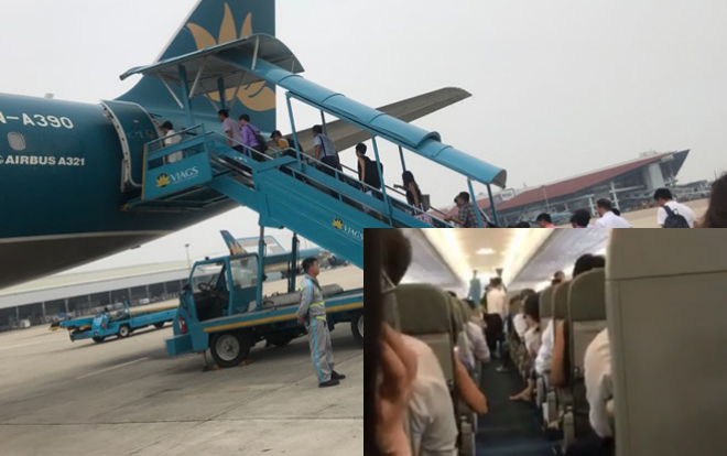 Bị delay 2,5 tiếng, hành khách lại tiếp tục mệt mỏi nôn ói khi máy bay Vietnam Airlines rung lắc do ảnh hưởng bão số 4