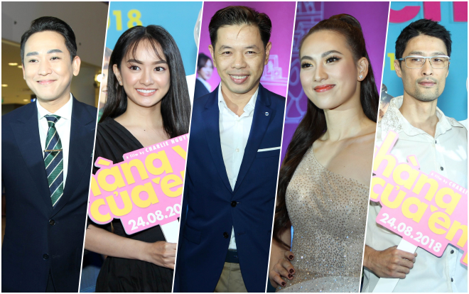 Johnny Trí Nguyễn, Kaity và dàn sao Việt đến xem Thái Hòa làm 'chàng vợ' của Phương Anh Đào