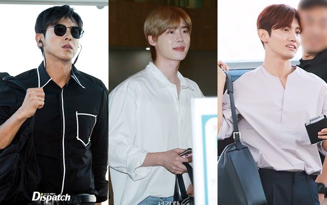 U-Know Yunho (DBSK) nam tính, Max Chang Min cùng Lee Jong Suk tỏa sáng tại sân bay