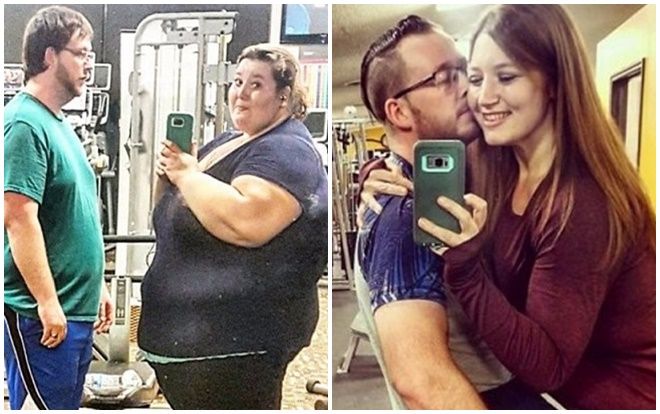 Nhờ chồng ủng hộ, cô gái giảm được hơn 179kg, từ 'thùng phuy' hóa thiên nga