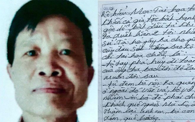 Vụ xả súng ở Điện Biên: Thư tuyệt mệnh có tên 'huyết ngôn truyền miệng' của nghi phạm để lại có nội dung gì?