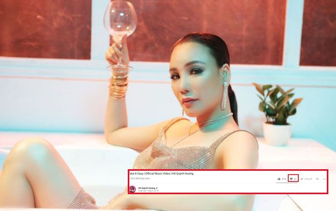 Netizen 'bóc mẽ': Có 1 thế lực nào đó vừa 'hô biến' sạch sẽ lượng dislike MV Hồ Quỳnh Hương