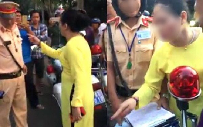 Tình tiết bất ngờ vụ người phụ nữ chỉ thẳng mặt CSGT chửi bới thậm tệ