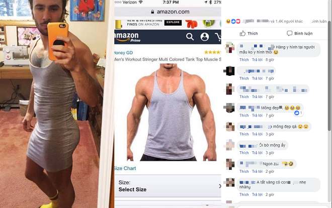 Không chỉ hội chị em, cánh mày râu cũng háo hức đặt mua hàng online rồi hốt hoảng khi nhận về sản phẩm