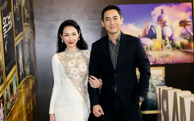 Quỳnh Chi, Hứa Vĩ Văn sóng đôi tại lễ ký kết hợp tác với nhà đầu tư phim 'Transformer'