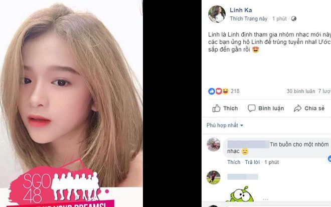 Chán hát nhép Muvik, Cover các bản hit đình đám, Linh Ka tiếp tục gây xôn xao khi chuẩn bị tham gia vào nhóm nhạc nữ theo phong cách Nhật