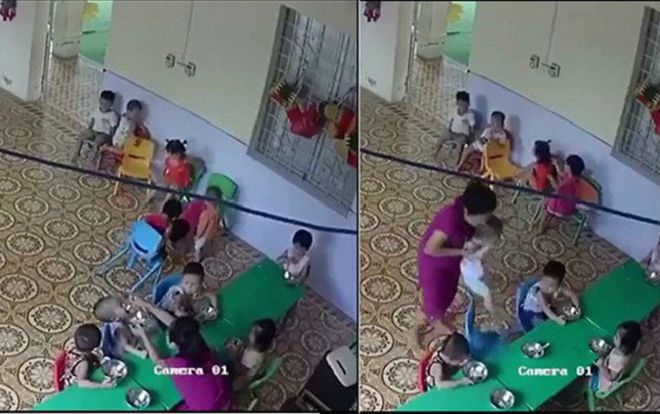 Đã tìm ra danh tính cô giáo cố sức nhồi nhét thức ăn, đánh cháu bé liên tiếp tại cơ sở mầm non
